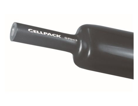Rura termokurczliwa grubościenna bez kleju, czarna, SR3 33-8 1000mm, 144613 /10szt./