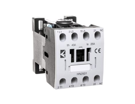 Stycznik 25A 3NO+1NC 220-230V/50-60Hz, T0-HN2501NUE