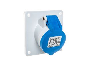 Gniazdo tablicowe 16A 3P 230V 6h IP44 skośne 12080