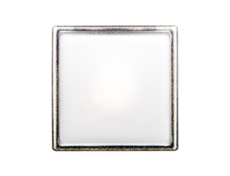 Główka lampki sygnalizacyjnej 30x30mm kwadratowa 22mm biała ZB5CV013