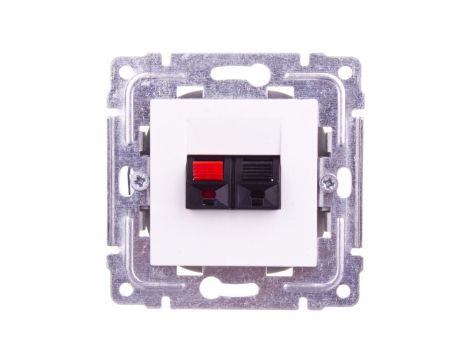 DANTE Gniazdo głośnikowe pojedyncze białe 450472