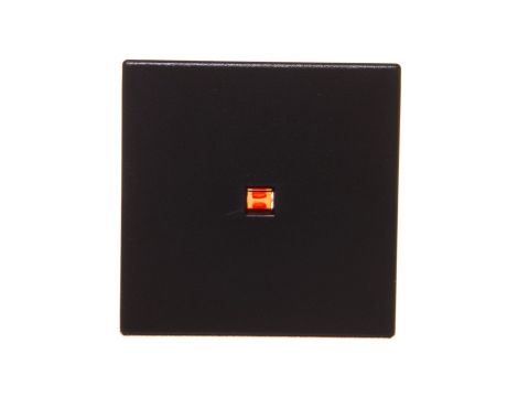 Simon Connect Klawisz K45 pojedynczy łącznika uniwersalnego z podświetleniem czarny K112/14