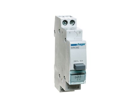 Przełącznik przyciskowy modułowy 16A 0Z+2R SVN342