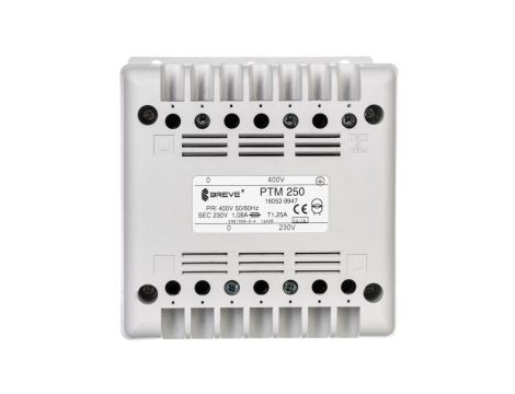 Transformator 1-fazowy separacyjny PTM 250 400/230V 1,08A, na szynę DIN, IP21, Ta 40, 16052-9947