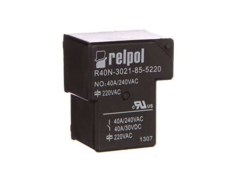 Przekaźnik przemysłowy 1Z 40A 220V AC PCB R40N-3021-85-5220 2614762