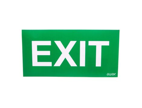 Piktogram PS28 125x250 EXIT logo awex (ISO7010)
