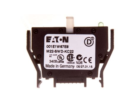 Styk pomocniczy 2P montaż czołowy SmartWire-DT 115996