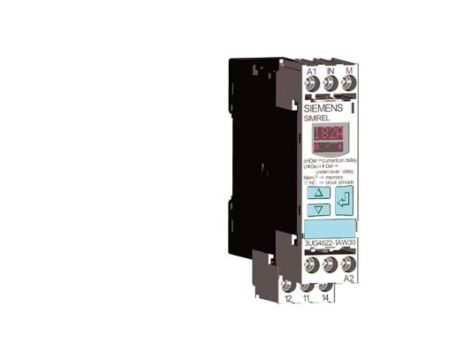 Przekaźnik kontroli prądu 1-fazowy 0,02-0,5A 1P 0,1-20sek 24-240V AC/DC 3UG4621-2AW30