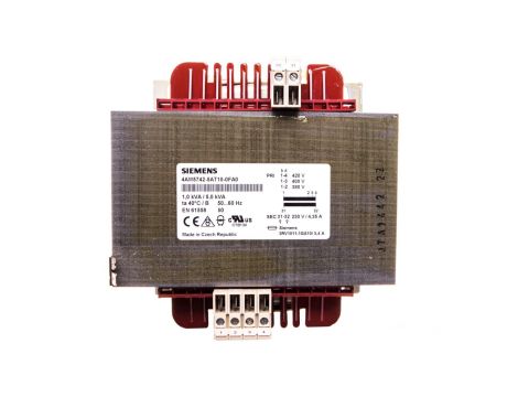 Transformator 1-fazowy 1000VA 400/230V AC izolacyjny do obwodów pomocniczych 4AM5742-5AT10-0FA0