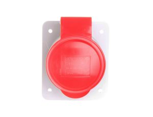 Gniazdo stałe 4P 32A 400V czerwone IP44 10 6H IEC 309 HP GW62220H
