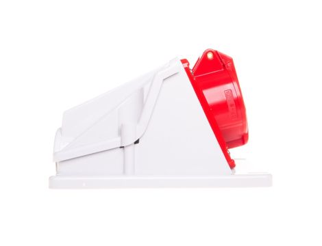 Gniazdo stałe 4P 32A 400V czerwone IP44 90 6H IEC 309 HP GW62492 /opak. 16/