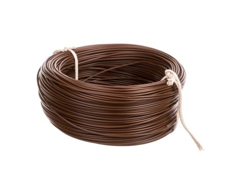 Przewód instalacyjny H05V-K (LgY) 0,75 brązowy /100m/
