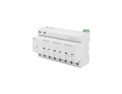 Ogranicznik przepięć Typ T1+T2 3P+N Uc 350V 25kA TN-S ze stykami sygn. SENTRON 5SD7444-1