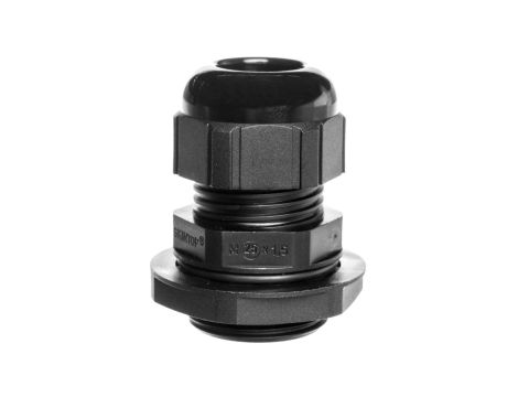 Dławnica kablowa M25 z tworzywa czarna z nakrętką IP69k SIRIUS ACT 3SU1900-0HH10-0AA0