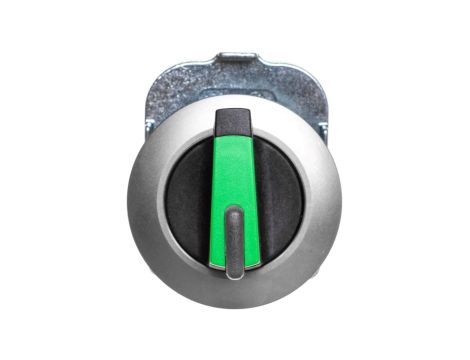 Napęd przełącznika 2 położeniowy O-I 30mm zielony z podświetleniem z samopowrotem metal mat IP69k Sirius ACT 3SU1062-2DC40-0AA0