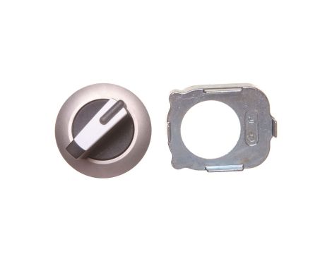 Napęd przełącznika 2 położeniowy O-I 30mm biały z podświetleniem z samopowrotem metal mat IP69k Sirius ACT 3SU1062-2DC60-0AA0