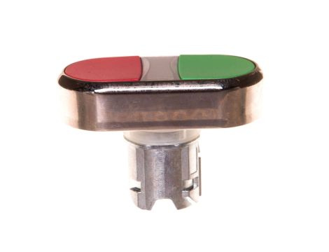 Napęd przycisku podwójnego 22mm zielony i czerwony metalowy IP69k Sirius ACT 3SU1050-3AB42-0AA0