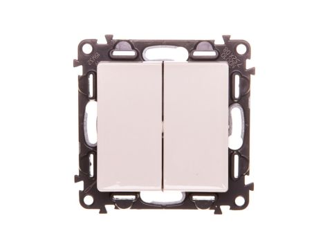 VALENA LIFE Łącznik schodowy podwójny kremowy 752208