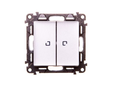 VALENA LIFE Łącznik schodowy z podświetleniem aluminium 752309