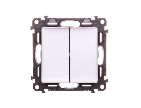 VALENA LIFE Łącznik podwójny aluminium 752321