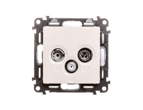 VALENA LIFE Gniazdo antenowe RTV/SAT końcowe kremowy 753252