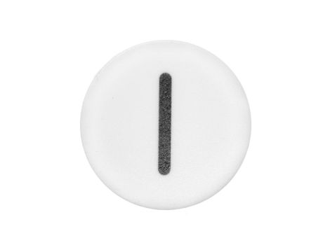 Wkładka przycisku 22mm płaska biała z symbolem START IM22-XD-W-X1 218167
