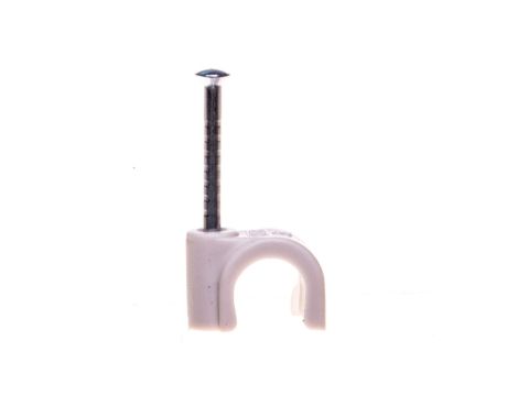 Uchwyt do kabli ISO 8mm z gwoździem 2x25mm 2008 25 LGR 2227614 /100szt./