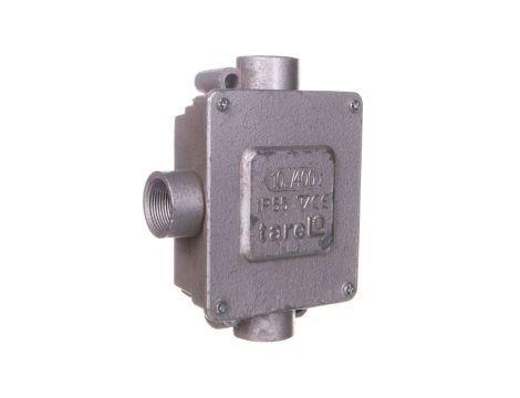 Puszka odgałęźna metalowa 5-torowa 10mm2 3 wejścia IP55 026