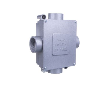 Puszka odgałęźna metalowa 5-torowa 16mm2 4 wejscia IP55 068-VI