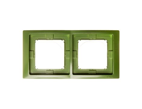 Simon Basic Neos Ramka podwójna IP44 miętowy BMRC2B/032