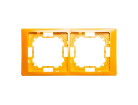 Simon Basic Neos Ramka podwójna słoneczny BMRC2/034