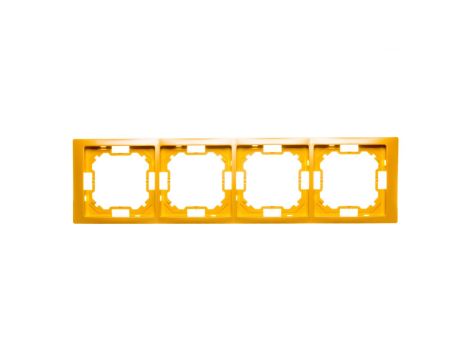 Simon Basic Neos Ramka poczwórna słoneczny BMRC4/034