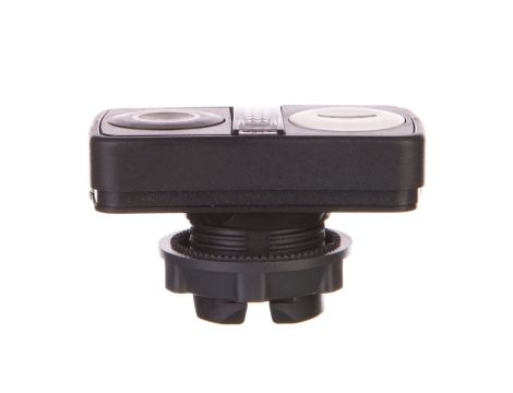 Naped przycisku podwójny czarny /O-I/ z podświetleniem z samopowrotem ZB5AW7A1721