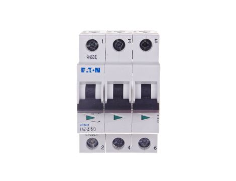 Wyłącznik nadprądowy 3P Z 6A 10kA AC FAZ Z6/3 278924
