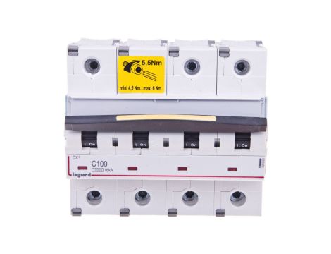 Wyłącznik nadprądowy 4P C 100A 10/16kA AC S314 DX3 409363