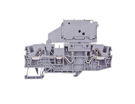 Złączka szynowa bezpiecznikowa 2-przewodowa 6mm2 szara 5x20mm TOP JOBS 2006-1611 TOPJOBS /25szt./