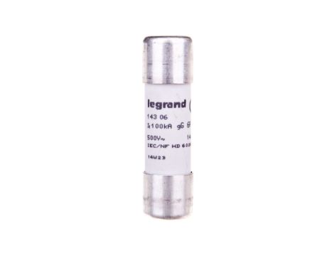 Wkładka bezpiecznikowa cylindryczna 14x51mm 6A gL 500V HCP 014306 /10szt./