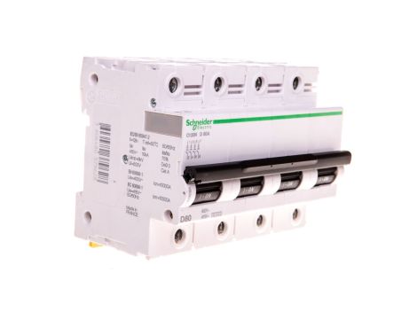 Wyłącznik nadprądowy 4P D 80A 10kA AC C120N A9N18391
