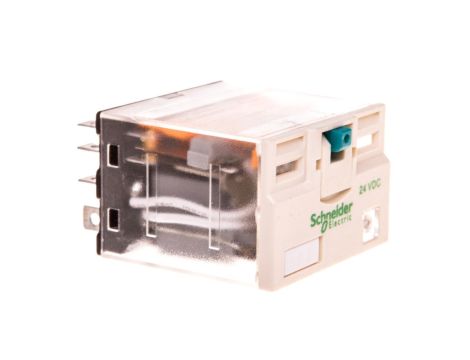 Przekaźnik pomocniczy 4P 15A 24V DC wskaźnik LED RPM42BD