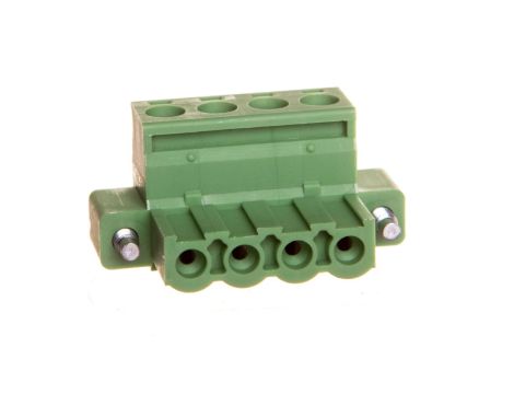 Łącznik wtykowy do płytek drukowanych 4-bieguny zielony MSTB 2,5/ 4-STF-5,08 1778001 /100szt./