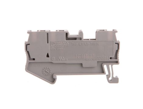 Złączka szynowa 3-przewodowa 0,08-1,5mm2 szara ST 1,5-TWIN 3031128 /50szt./