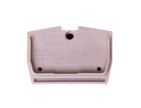 Złączka przelotowa 2,5mm2 szara MSDB 2,5-M 3244258 /50szt./