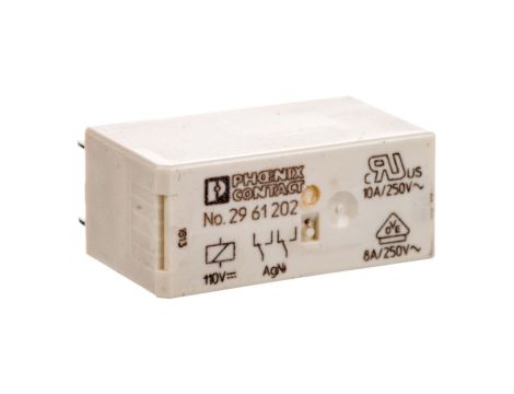 Przekaźnik miniaturowy 2P 8A AgNi 110V DC REL-MR-110DC/21-21 2961202 /10szt./