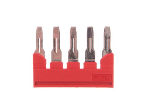 Mostek wtykany 5-torowy czerwony FBS 5-8 3030310 /25szt./