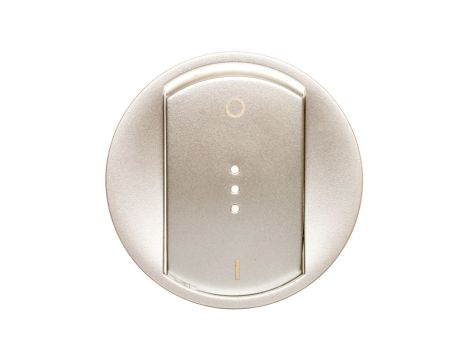 CELIANE Klawisz łącznika dwubiegunowego z podświetleniem tytan 068323