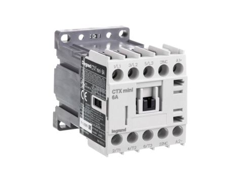 Stycznik mocy 6A 3P 24V DC 0Z 1R CTX3 MINI 417011
