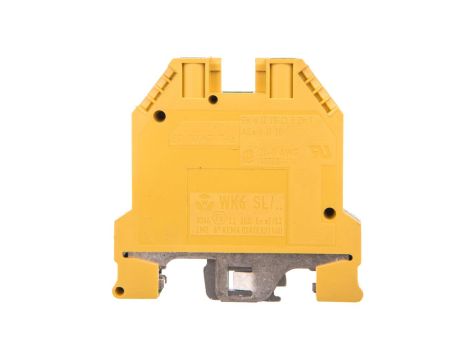 Zacisk szeregowy ochronny PE 6mm2 poliamidowy żółto-zielony KXB06E