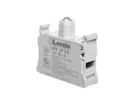 Oprawka z LED żółta 85-140V AC LPXLPE5