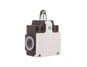 Wyłącznik krańcowy 1R 1Z migowy tworzywo trzpień wciskany z rolką KCB1S11