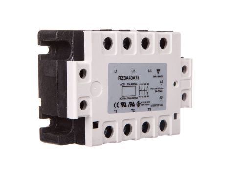 Przekaźnik półprzewodnikowy trójfazowy 75A 24-440V AC 24-275VAC/24-50VDC RZ3A40A75 2609879